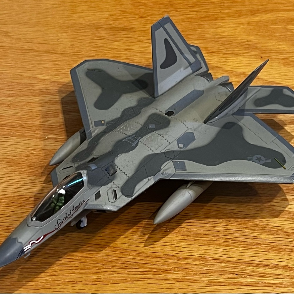 Stealth Fighter Jet Toy - Gray and Black